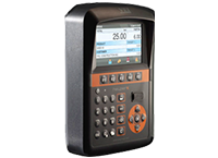 Dispositivo Helper X, sistema avanzado de pesaje a bordo con conectividad inalámbrica y pantalla remota para gestión de datos de carga en operaciones industriales