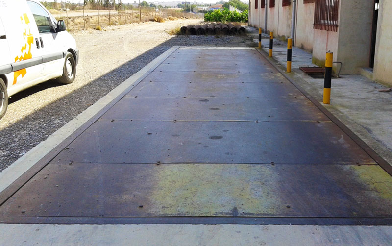 Báscula híbrida para camiones